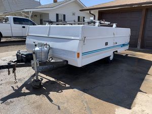Photo 1993 pioneer by fleetwood Arcadia 18ft open 12ft box have roof racks really nice in in out sleeps 6 everything works great tires are good ready to go
