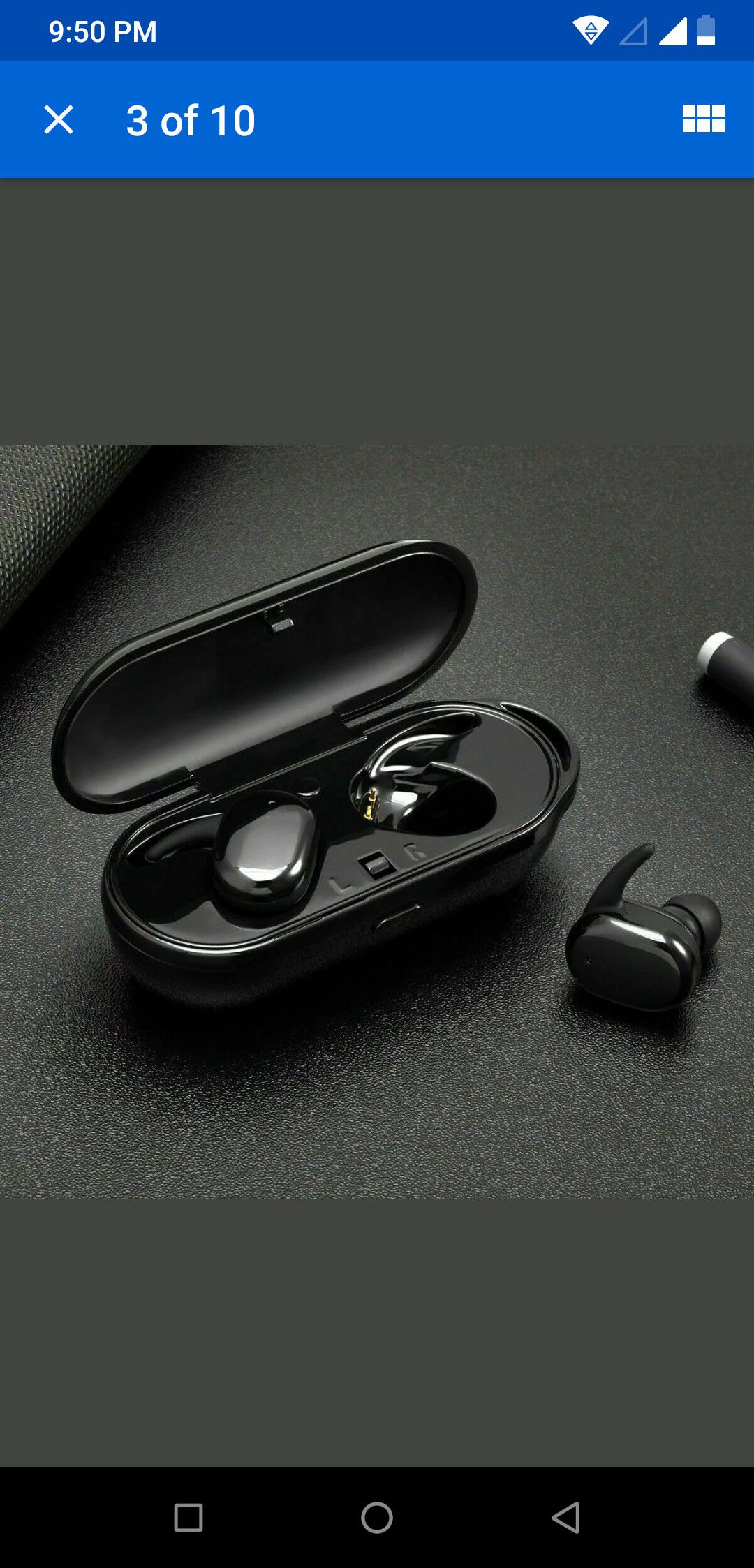 Wireless bluetooth airpods headset noise cancellation touch control for iphone and Android