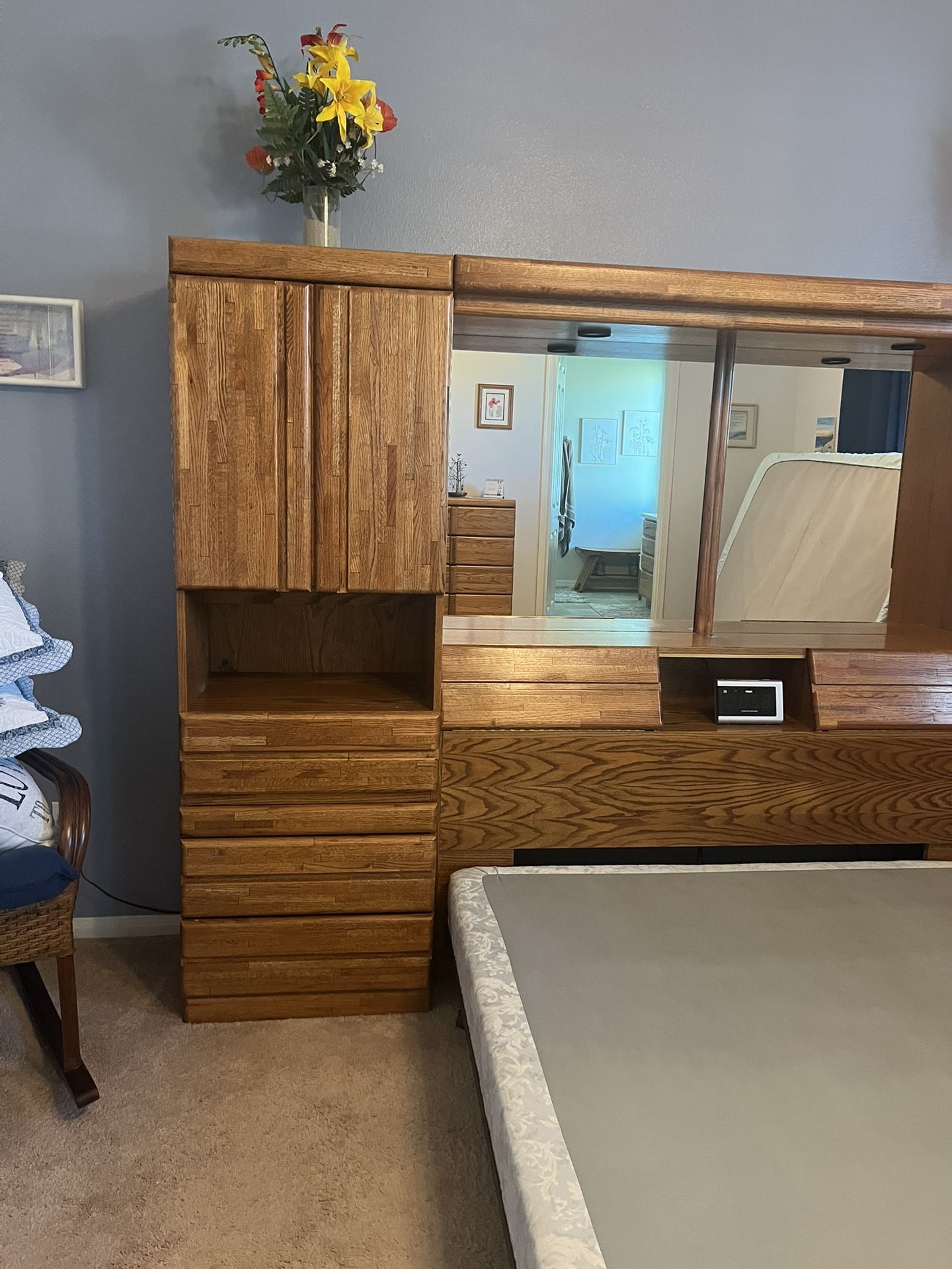 Queen Size Oak Bedroom Furniture