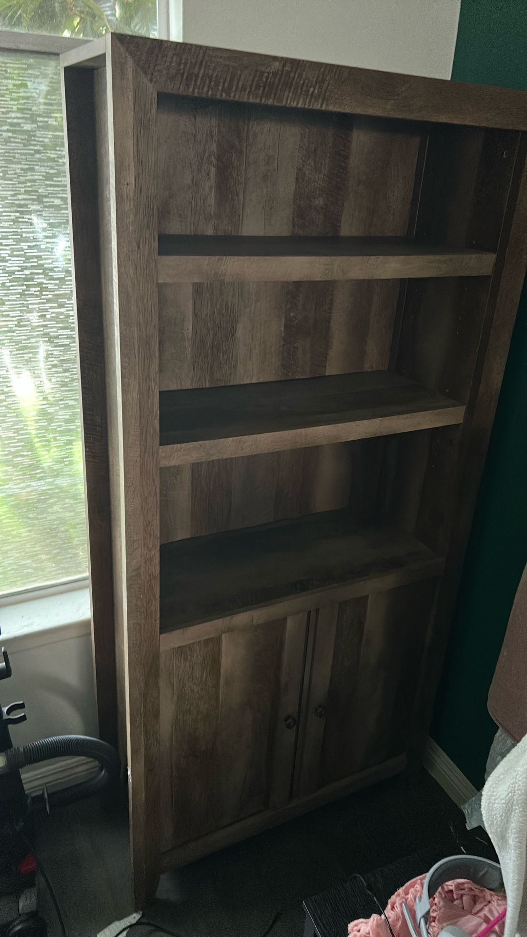 Fake Wood Book Shelf