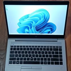 HP EliteBook 14" Laptop Intel Core i7-8550U 4.0 GHz Turbo 16 GB RAM 256 GB SSD Webcam 1080P FHD LCD Wi-Fi & BT Wireless Windows 11 Professional 