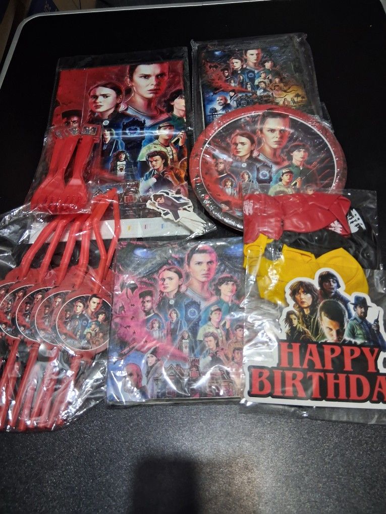 Stranger Things Party Supplies