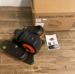 Elliptical under desk.