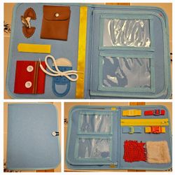 Fidget Blanket For Adults Dementia/Alzheimers Activities NEW