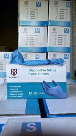 4mil Blue Nitrile Gloves