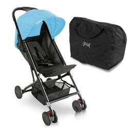 Jovial JPC18BL Umbrella Stroller, Solid Print Blue Carrying bag new
