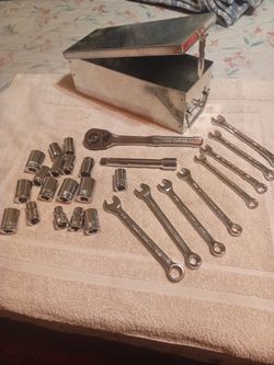 Brand new Craftsman tools and Metal box