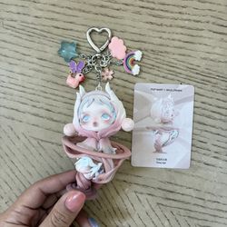 Skullpanda The Paradox Series Handmade Keychain - Flying High