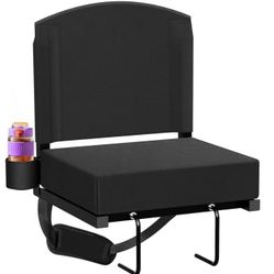 Stadium Seats with Back Support, New Portable Seat for Bleachers Hold up 400lbs