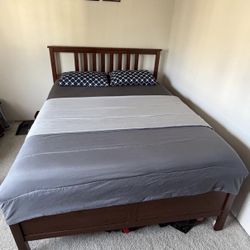 IKEA Hemnes Bed Frame With Box Spring