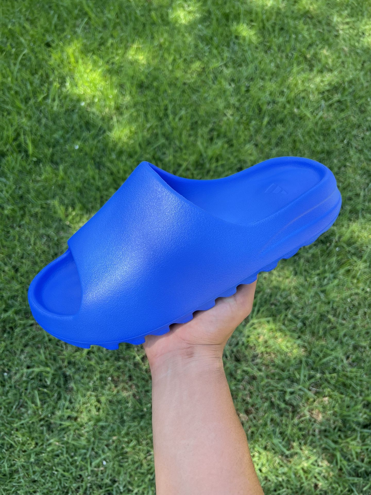 Yeezy Slide βAzureβ Sizes 9, 10, & 12