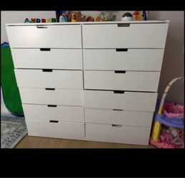 White ikea dresser