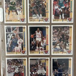 Upper Deck 1991-92  COMPLETE : NBA ROOKIE STANDOUT SET-(40-Cards) NM/M!!!😎