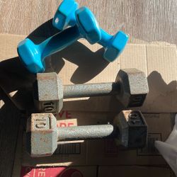 10 Lbs Dumbbells And 5 Lbs Dumbbells 