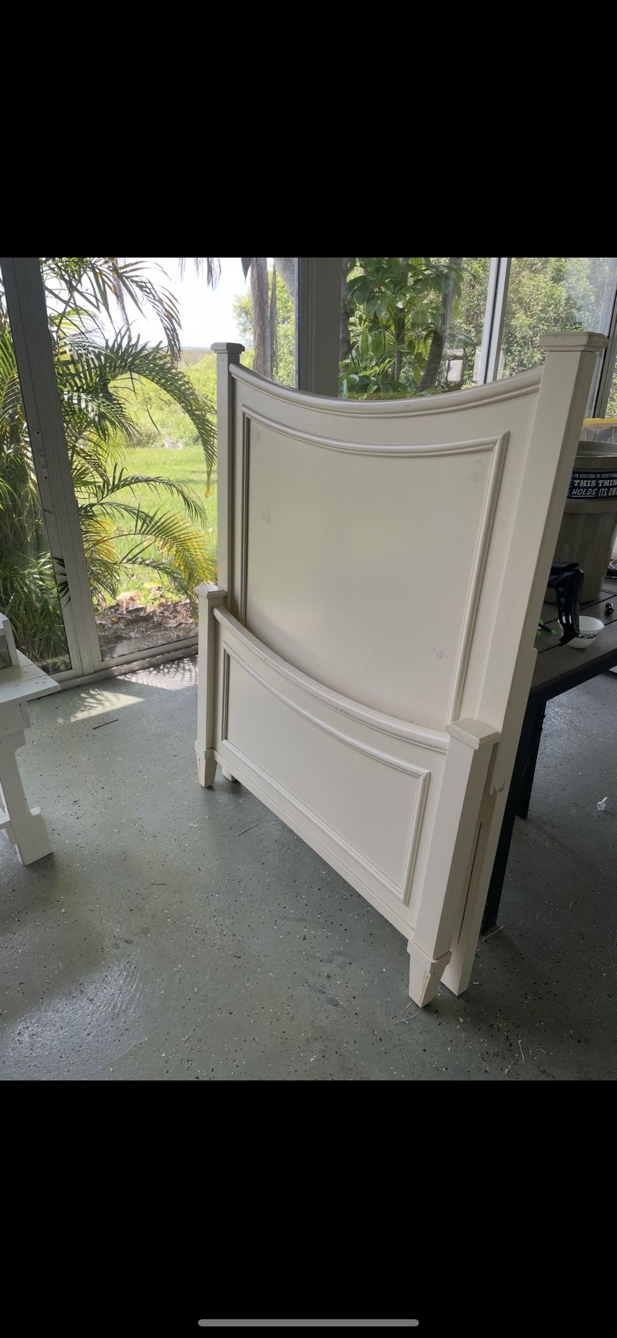 Twin Bed , And Matching Dresser And Mirror