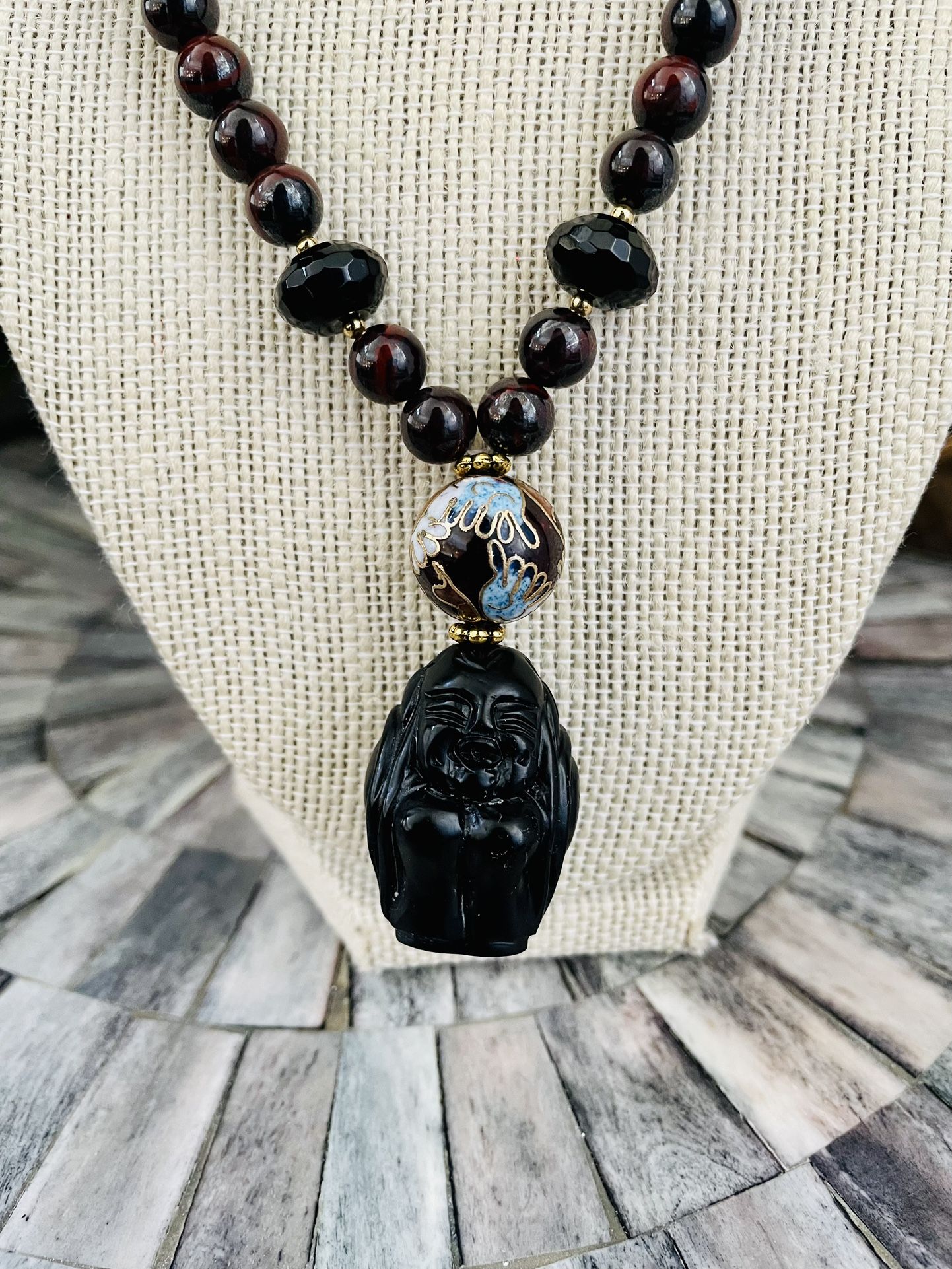 Laughing Buddha Necklace 