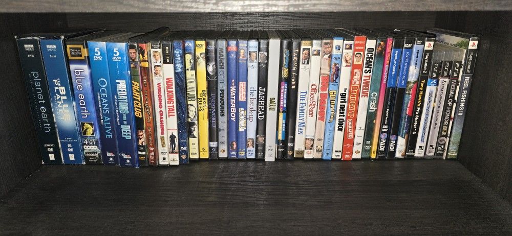 80+ DVDs