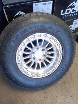 17x9 Lock 6 LUGS 6X139 6X5.5 On 285 70 17 TOYO AT