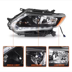 2014-16 Nissan Rogue Headlights (New)