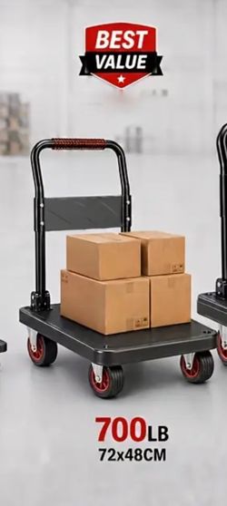 Flat Bed Cart Foldable 700lb