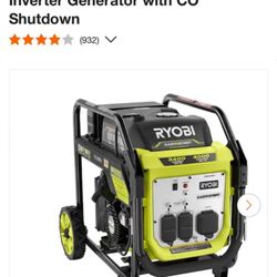RYOBI 4000-Watt Recoil Start Gasoline Powered