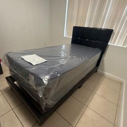 New TWIN SIZE BED FRAME WITH MATTRESS NEW SET TWIN 
