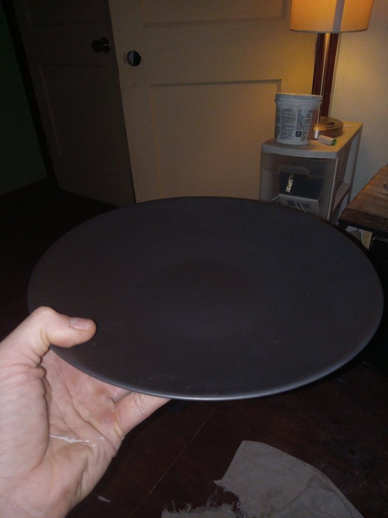 Black Ceramic Plates From HOME Thailand