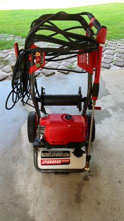 Electric pressure washer 2000 psi