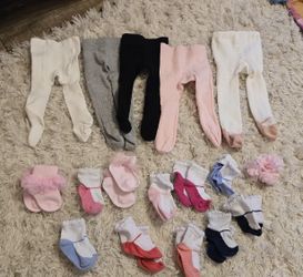 Baby Girl Tights/Leggings & Socks