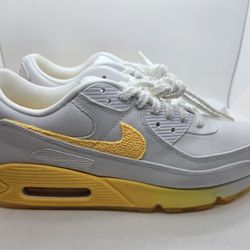 Women's Nike Air Max 90 SE Daisy Citron Yellow White FJ4548-100 sz 11.5