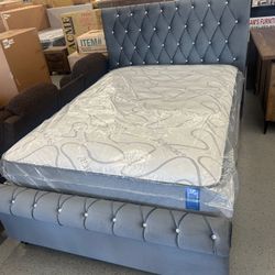 furniture mattress box spring bed frame twin full queen king