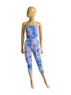 Tie Dye Beach Romper 