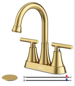 Brushed Gold Bathroom Faucet
