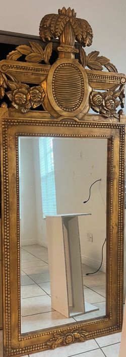 Large Gold Ornate Wall Mirror original price 450