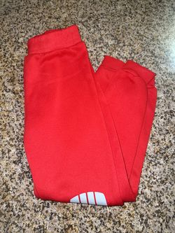 Cars Red Sweatpants with White Stripes