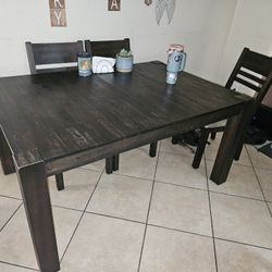 Brown Wood Kitchen Table(Currently Disassembled)