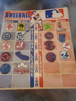 MLB MAGNETS STANDINGS 1970S