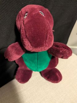 VTG 1990 Dakin Barney The Backyard Gang Plush 10" Rare Lyons Group No Mouth HTF