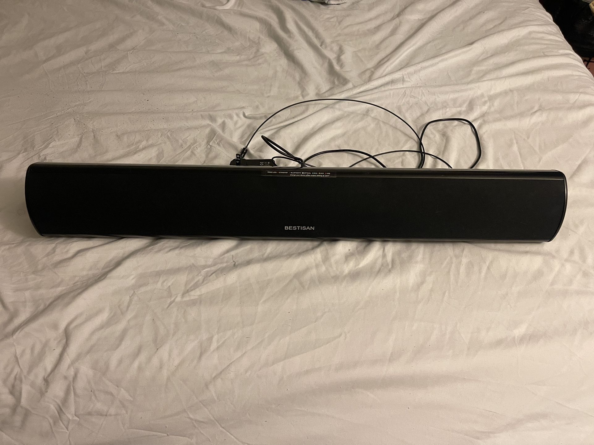 BESTISAN Soundbar Wired and Wireless Bluetooth 5.0 Speaker For TV