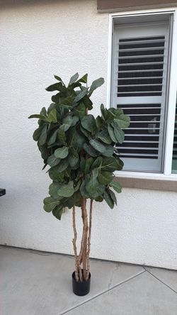 Faux Fiddle Leaf Tree