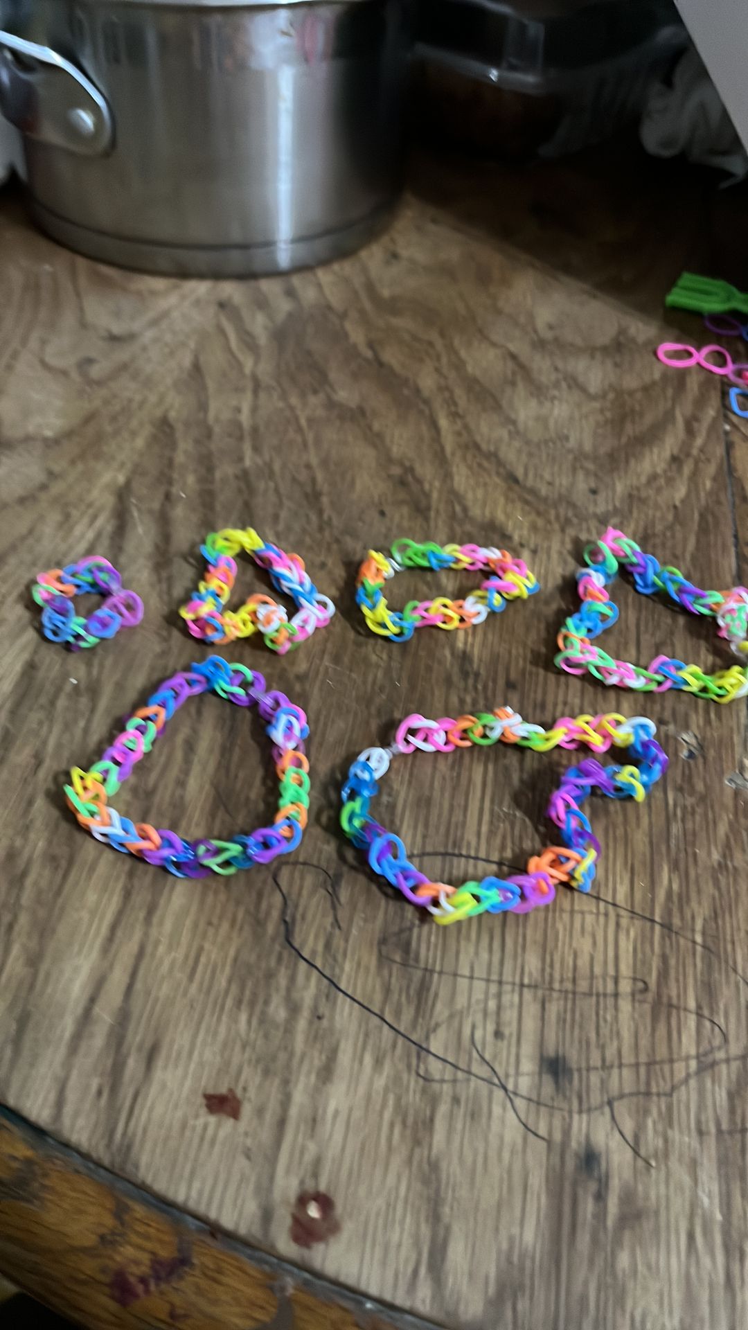 Bracelets rainbow ( 6 of them )