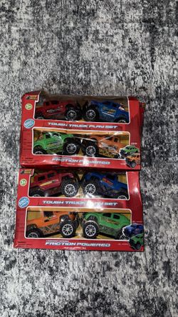 2-TOUGH TRUCK PLAYSET LOT OF 4