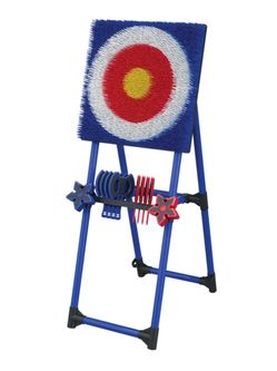 Kids Ax Throwing & Ninja Star Throwing Target Set