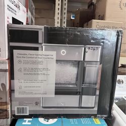 Opal Nugget Ice Maker + Side Tank, Countertop Icemaker, Stainless Steel, 24lbs Daily Ice Production 