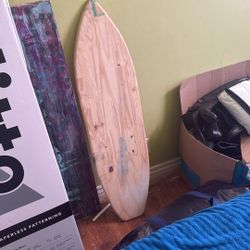 Wood Surfboard Decor 