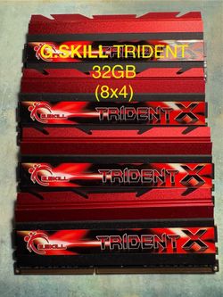 G.SKILL TRIDENT X 32GB KIT (4x 8GB) DDR3-2133MHZ - Gaming