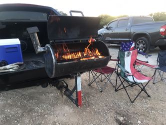 12” Pipe Hitch Grill With Attachment 