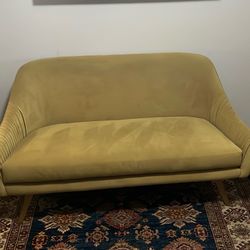 West Elm Mid Century Modern Loveseat 
