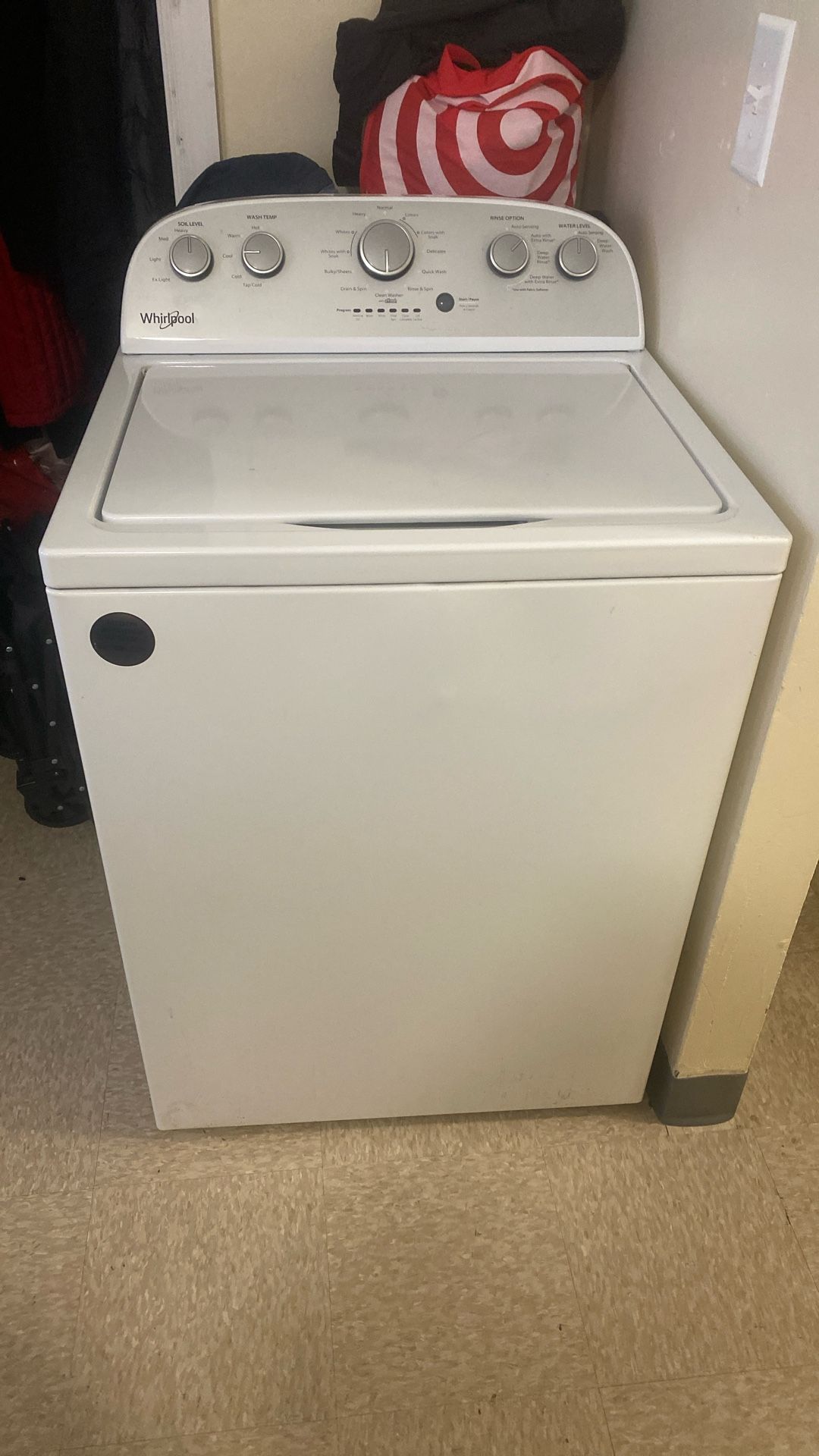 Lavadora Whirlpool ,blanca,3.8cup Whirlpool ,3.8 cu. ft. Top Load Washer