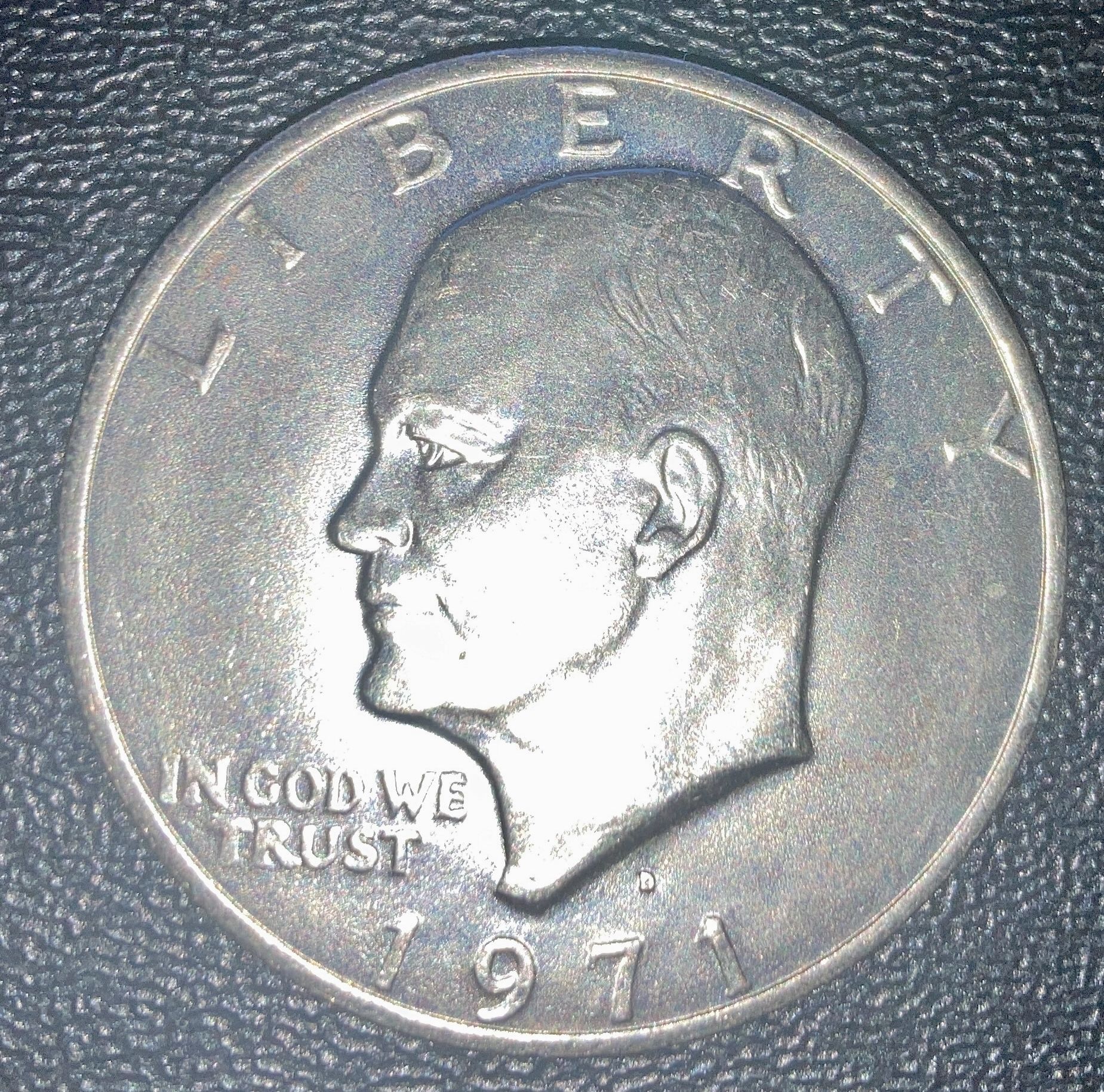 Eisenhower Large 1971 Ike Silver Dollar US Coin Coins
